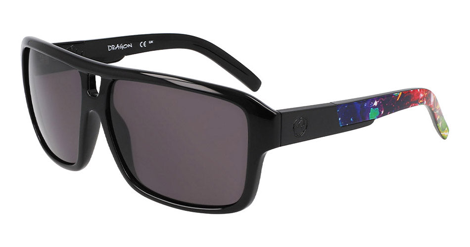 THE JAM - Black/Multi with Polarized Lumalens Smoke Lens
