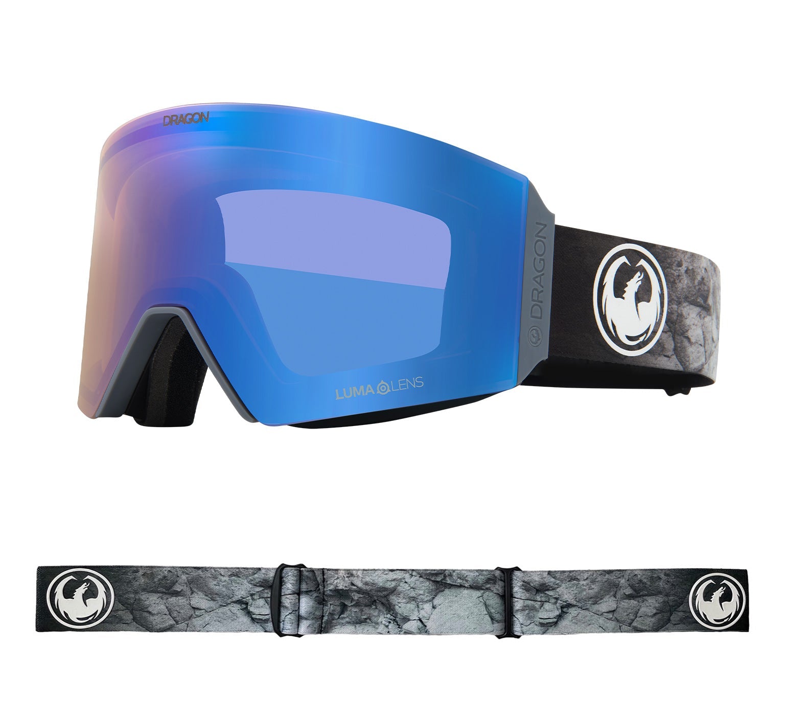RVX OTG - Boulder with Lumalens Flash Blue & Lumalens Midnight Lens