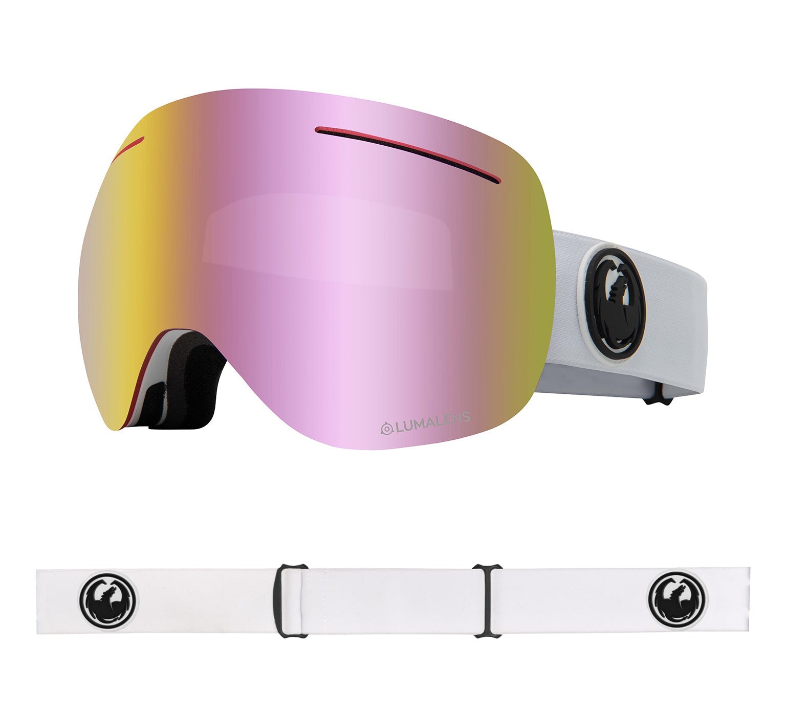 X1 - White with Lumalens Pink Ionized & Lumalens Dark Smoke Lens