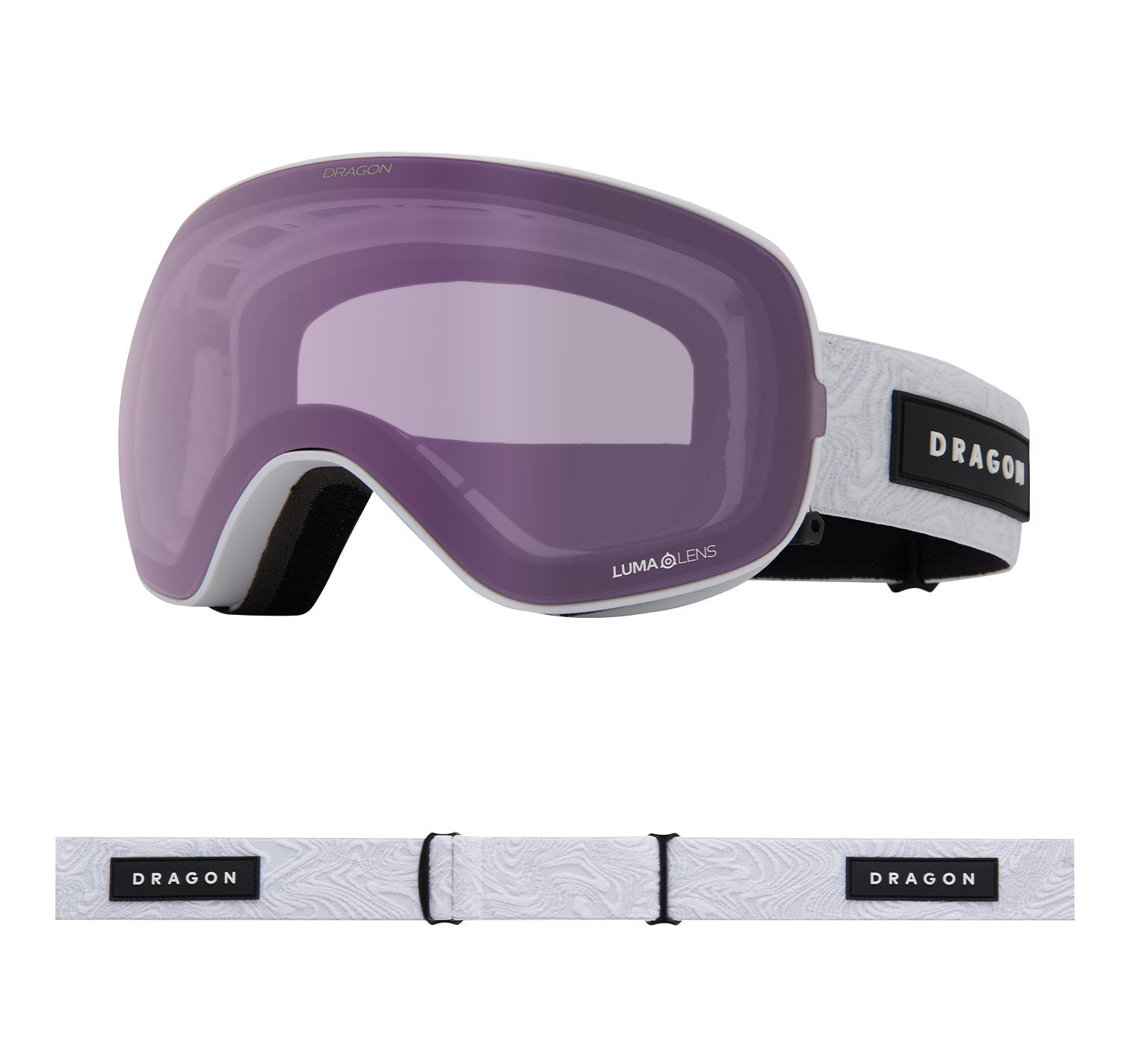 X2S - Snow with Lumalens Rose Gold Ionized & Lumalens Violet Lens
