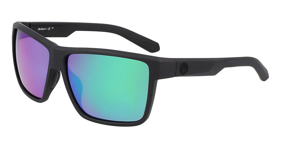 BAY - Matte Black H2O+ with Polarized Lumalens Green Ionized Lens