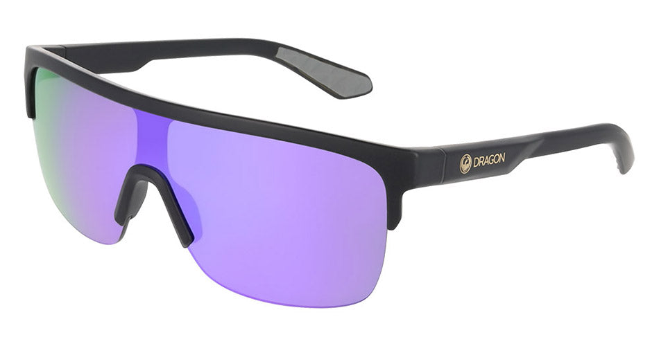 SLOTTED - Matte Black with Lumalens Purple Ionized Lens