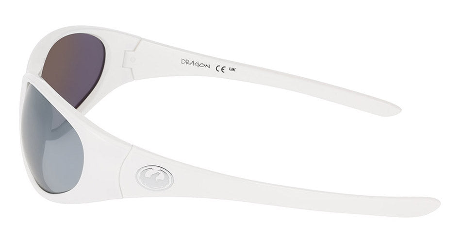 THE BOX 2.0 - Shiny White with Polarized Lumalens Silver Mirror Lens