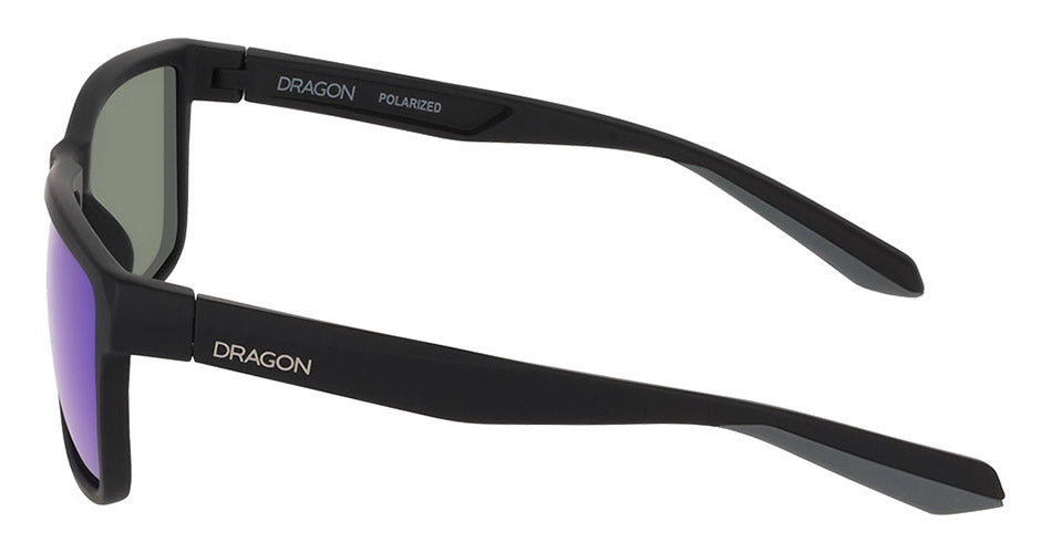 DRS1002 - Matte Black with Blue Mirror Lens