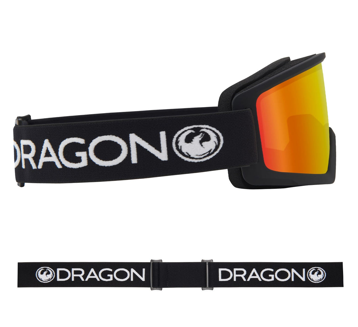 DX3 OTG - Black with Lumalens Red Ionized & Lumalens Amber Lens