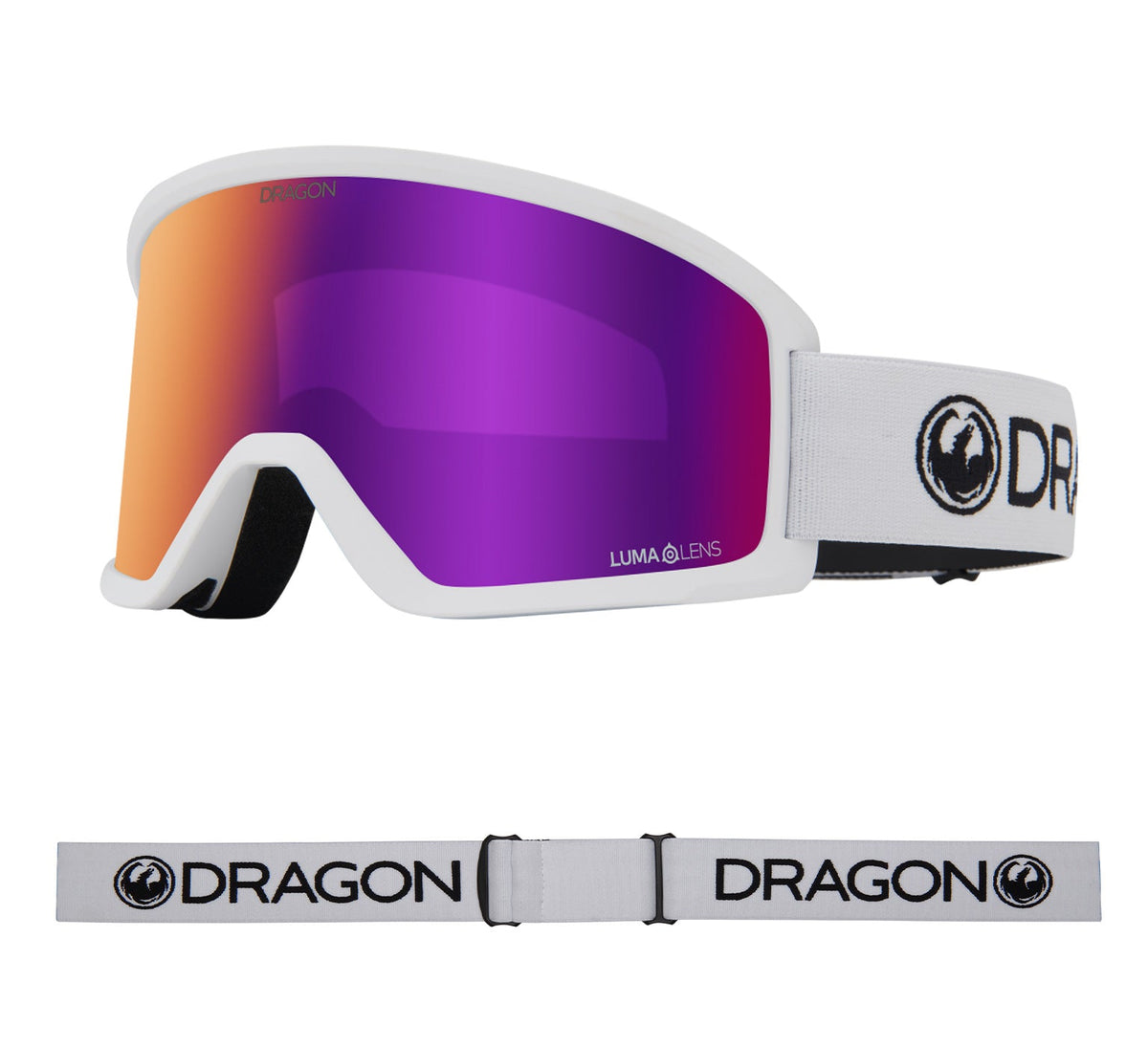 DX3 OTG - White with Lumalens Purple Ionized &amp; Lumalens Amber Lens