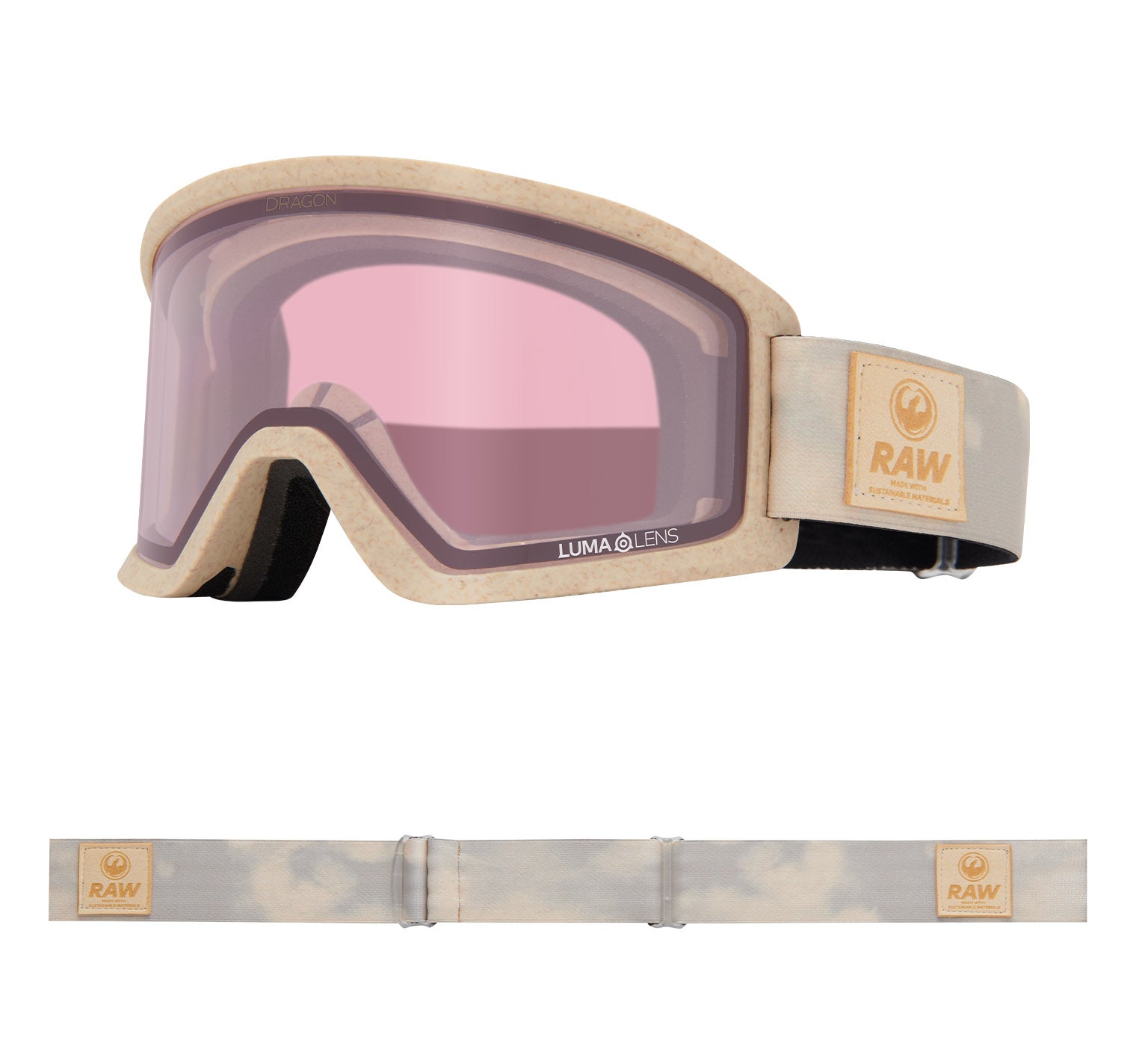 DX3 PLUS OTG - Raw with Lumalens Rose Gold Ionized & Lumalens Light Rose Lens