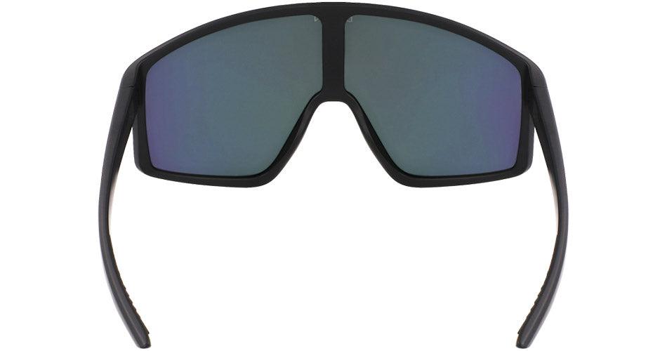AMPED - Matte Black with Lumalens Red Ionized Lens