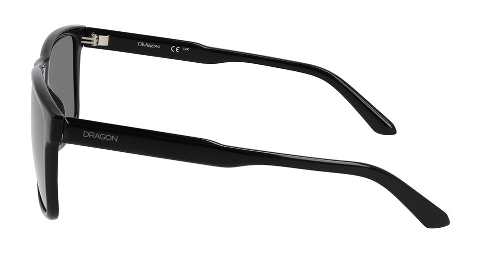 MERIDIEN UPCYCLED - Shiny Black with Polarized Lumalens Smoke Lens