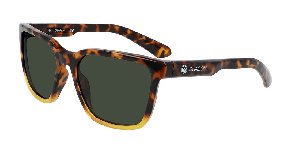 BURGEE - Shiny Tortoise Gradient with Lumalens G15 Green Lens