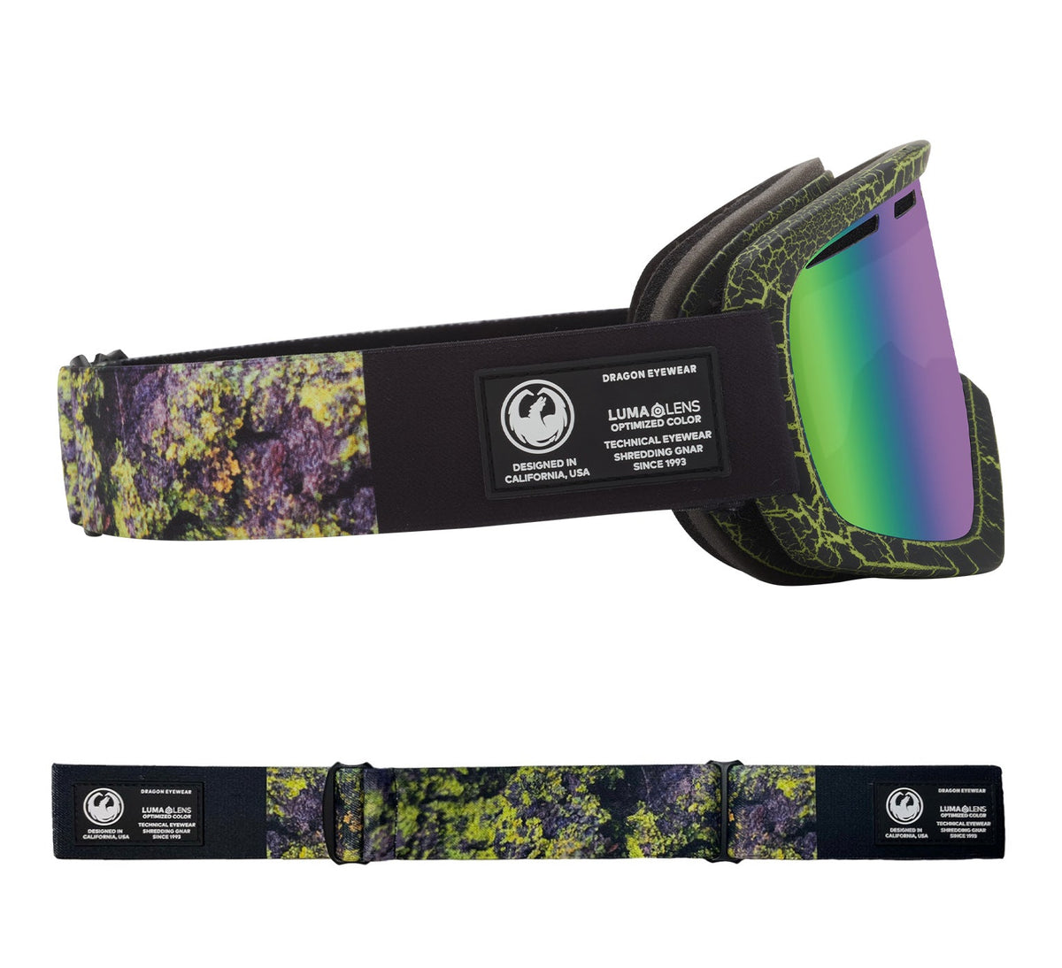 D1 OTG - Lichen with Lumalens Green Ionized & Lumalens Amber Lens