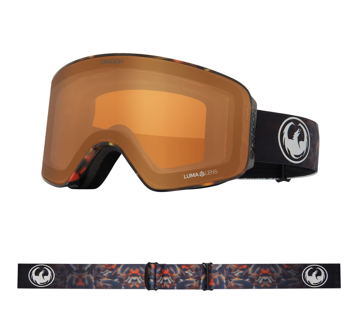 NFX MAG OTG - Fire Leaf with Lumalens Dark Smoke & Lumalens Amber Lens