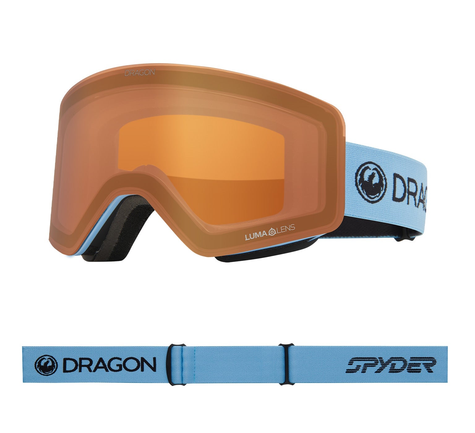 R1 OTG - Blue Drift Spyder Collab with Lumalens Silver Ionized & Lumalens Amber Lens