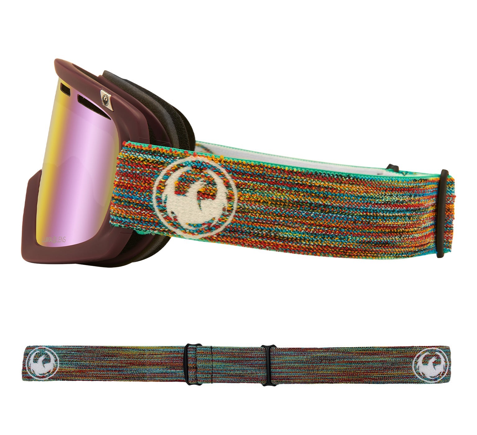 D1 OTG - Shred Together with Lumalens Pink Ionized & Lumalens Dark Smoke Lens