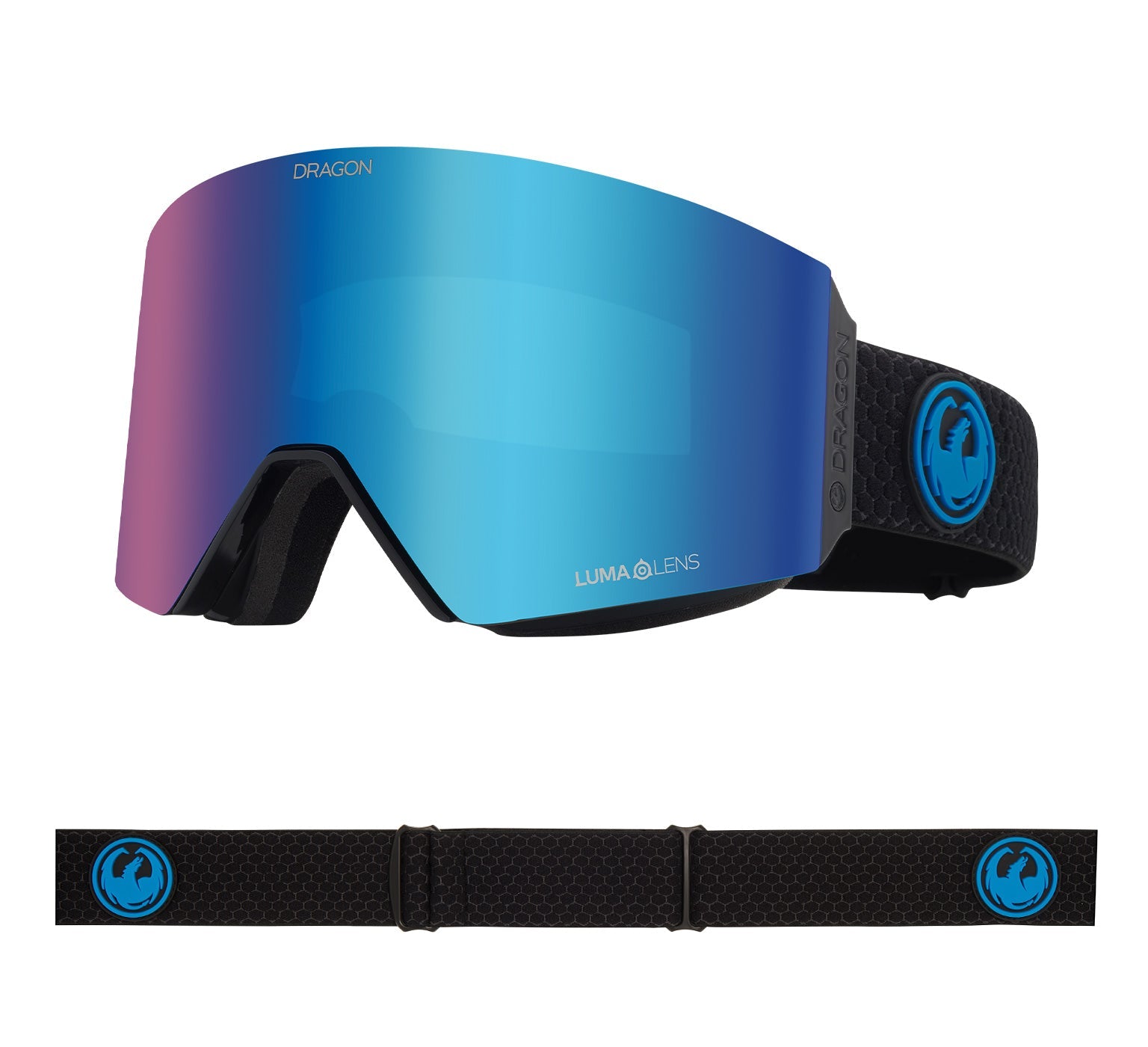 RVX MAG OTG - Split with Lumalens Blue Ionized & Lumalens Amber Lens