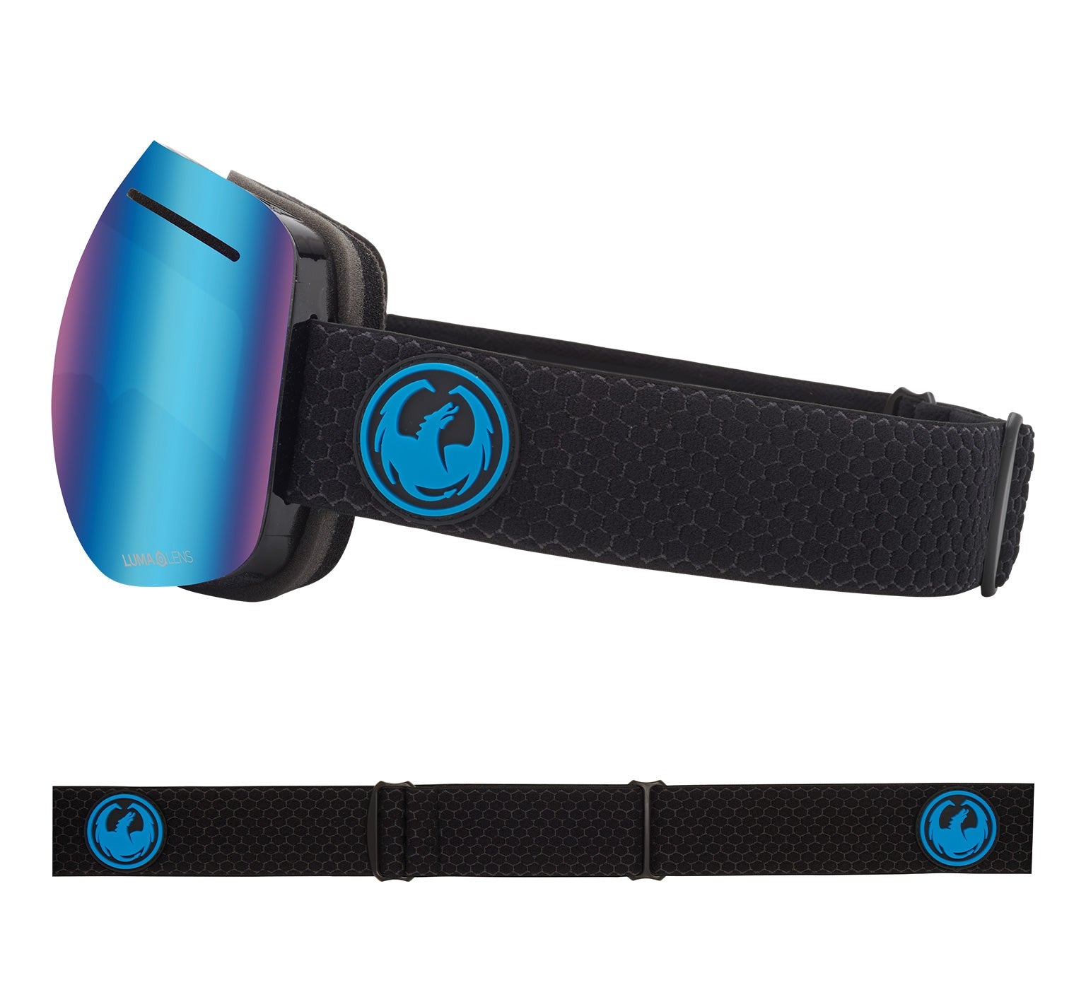 X1 - Split with Lumalens Blue Ionized & Lumalens Amber Lens