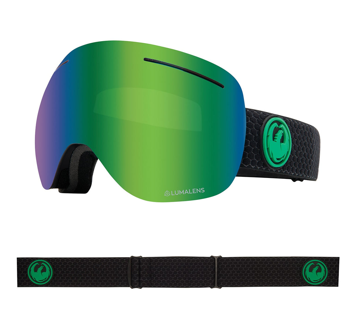X1 - Split with Lumalens Green Ionized &amp; Lumalens Amber Lens