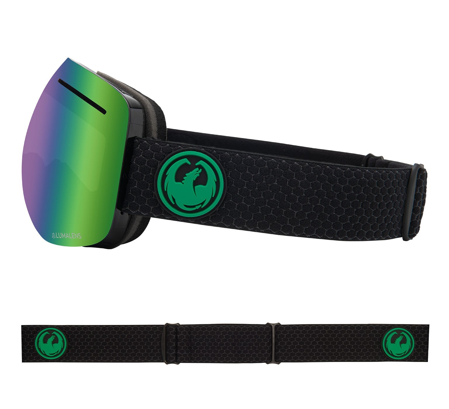 X1 - Split with Lumalens Green Ionized & Lumalens Amber Lens