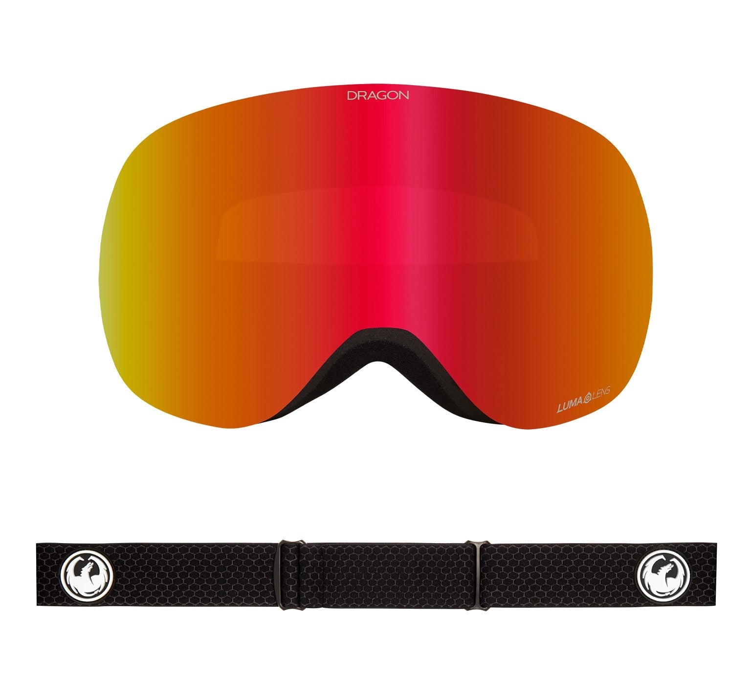 X1 - Split with Lumalens Red Ionized & Lumalens Light Rose Lens