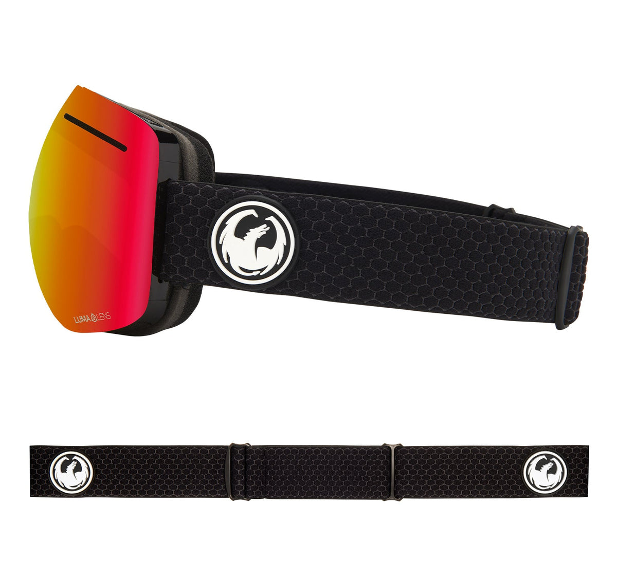 X1 - Split with Lumalens Red Ionized & Lumalens Light Rose Lens