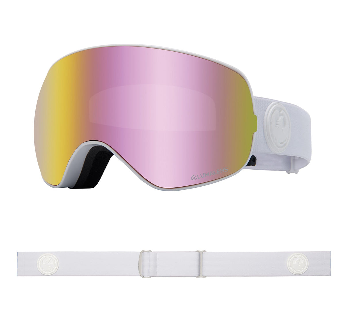 X2S - Whiteout with Lumalens Pink Ionized &amp; Lumalens Dark Smoke Lens