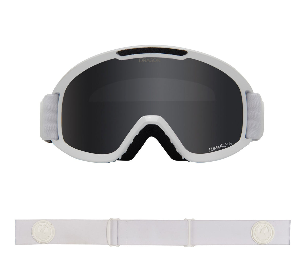 DX2 - Whiteout with Lumalens Dark Smoke & Lumalens Pink Ionized Lens
