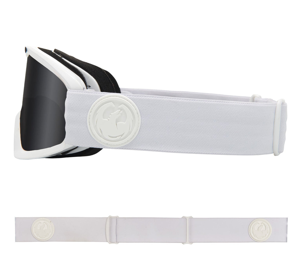 DX2 - Whiteout with Lumalens Dark Smoke & Lumalens Pink Ionized Lens