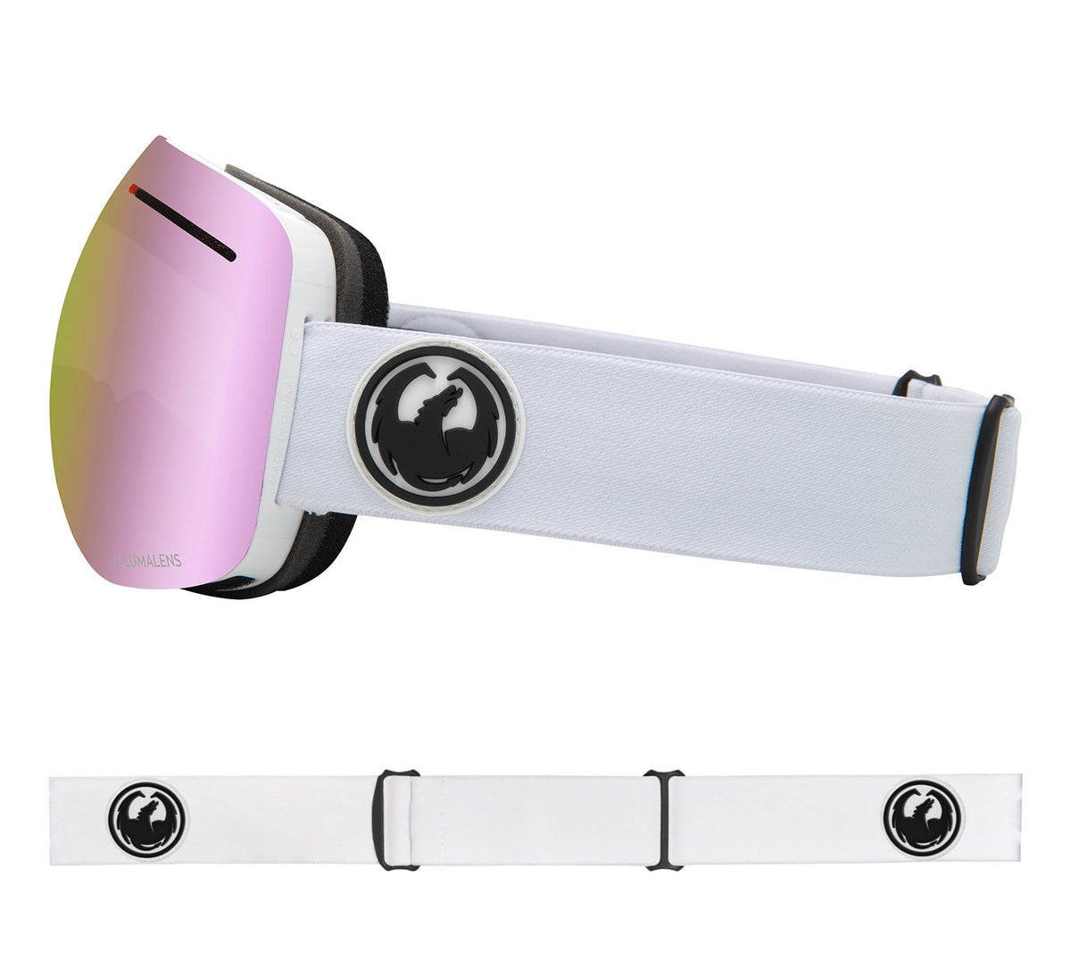 X1 - White with Lumalens Pink Ionized & Lumalens Dark Smoke Lens