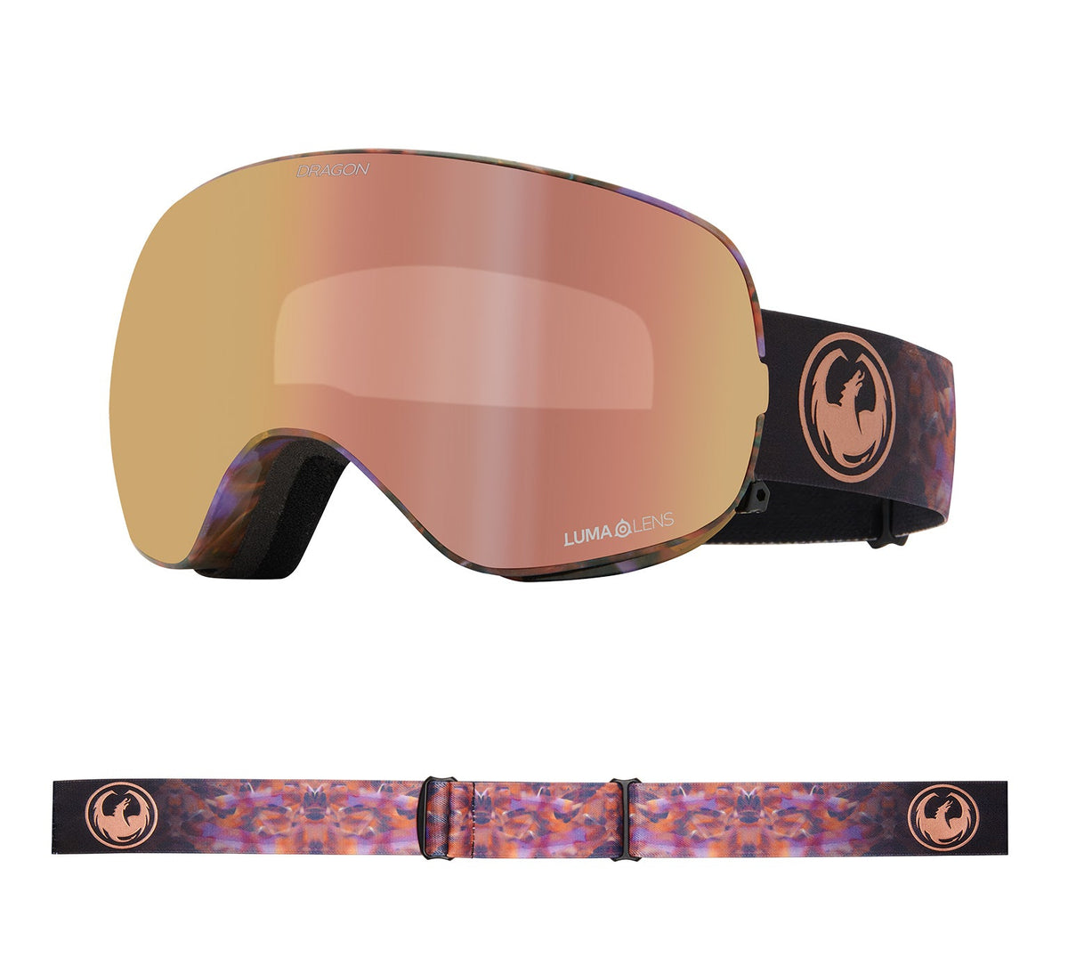 X2s - Amethyst with Lumalens Rose Gold Ionized &amp; Lumalens Violet Lens
