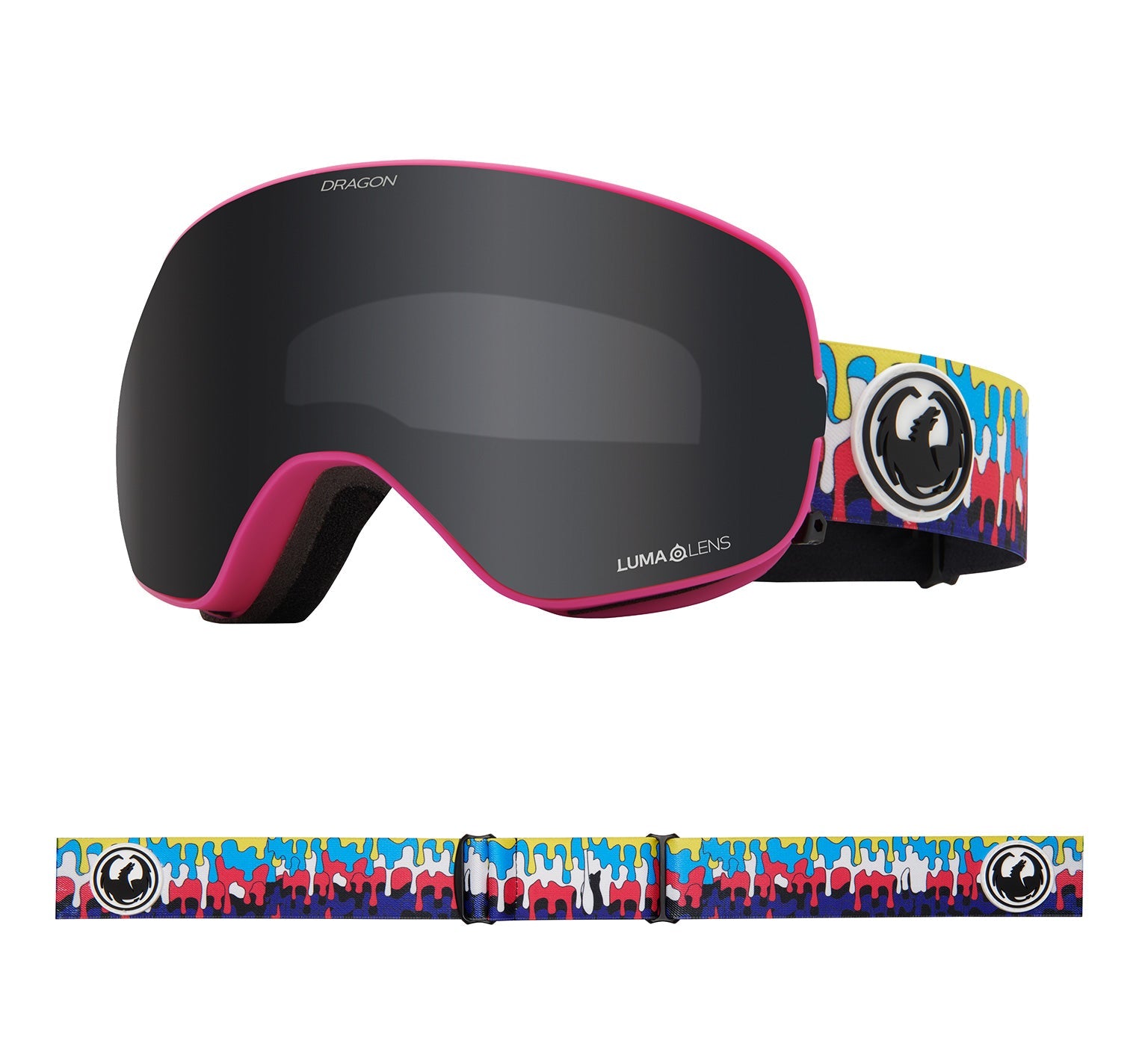 X2s - Drip with Lumalens Pink Ionized & Lumalens Dark Smoke Lens