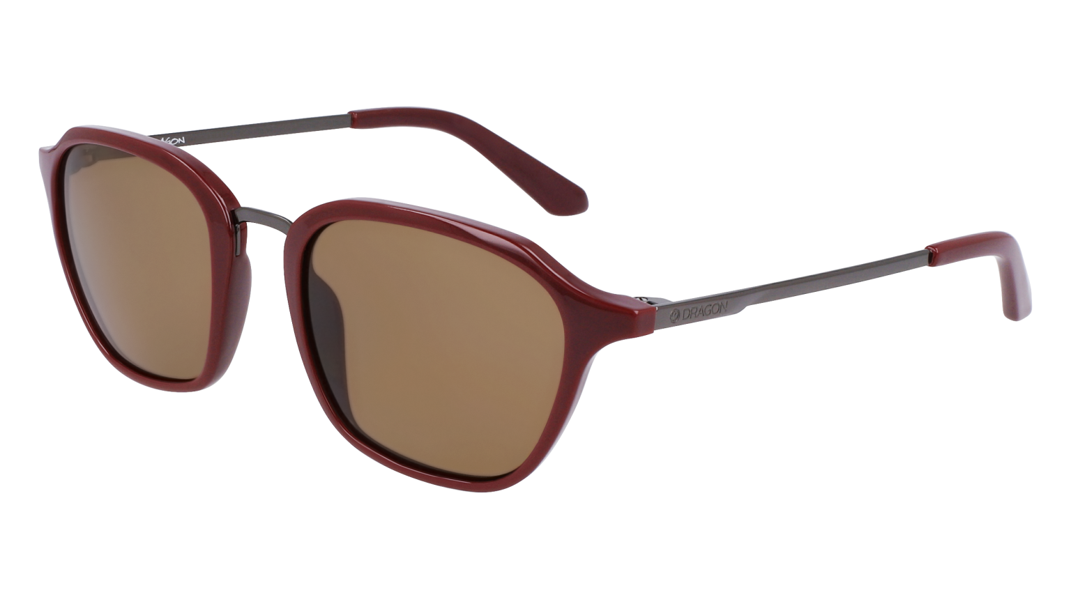 FALLON - Shiny Oxblood with Lumalens Brown Lens